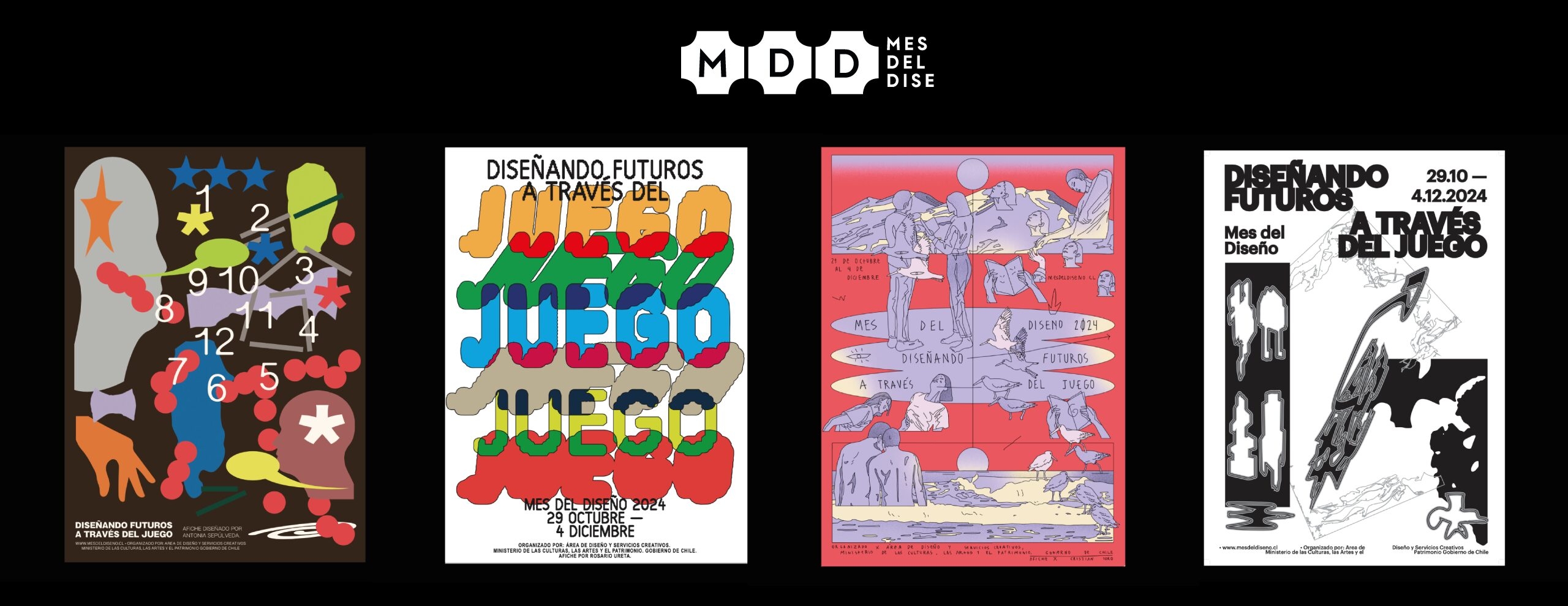 Diseñando Futuros a través del Juego: Afiche coleccionable del Mes del Diseño 2024